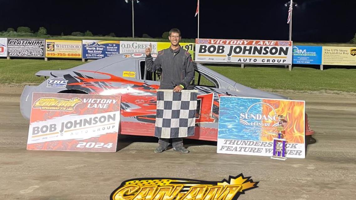 Forbes Shines Bright: Triumphs in Thrilling Modified Feature at Can Am