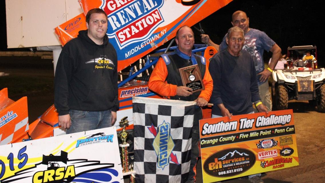 GOODRICH HOLDS OFF KISER IN CRSA EVENT AT FIVE MILE POINT SPEEDWAY