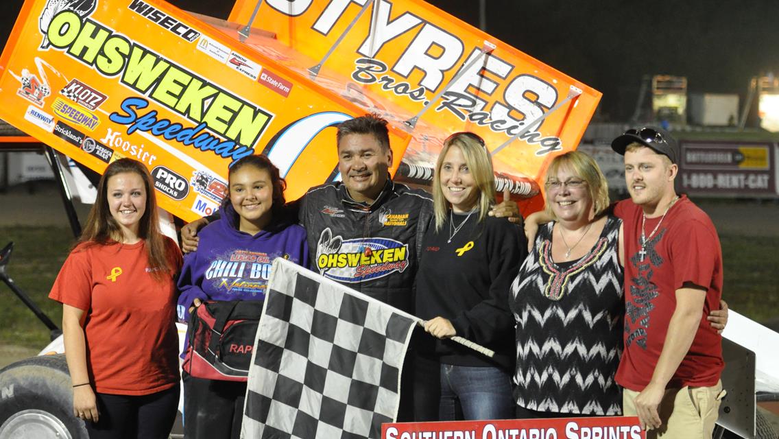STYRES EXTENDS POINTS LEAD WITH WIN AT BRIGHTON