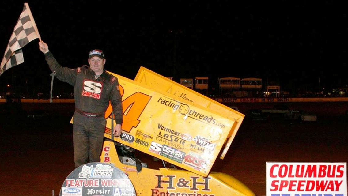 Wayne Johnson captures O&#39;Reilly USCS Lucas Oil Showdown race #1 at Columbus