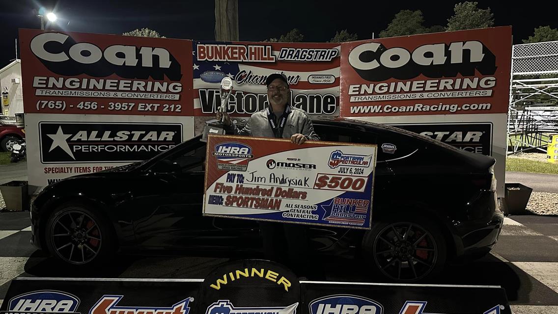 Gosnell Doubles Up With IHRA Sportsman Spectacular presented by Moser Victories at Bunker Hill Dragstrip
