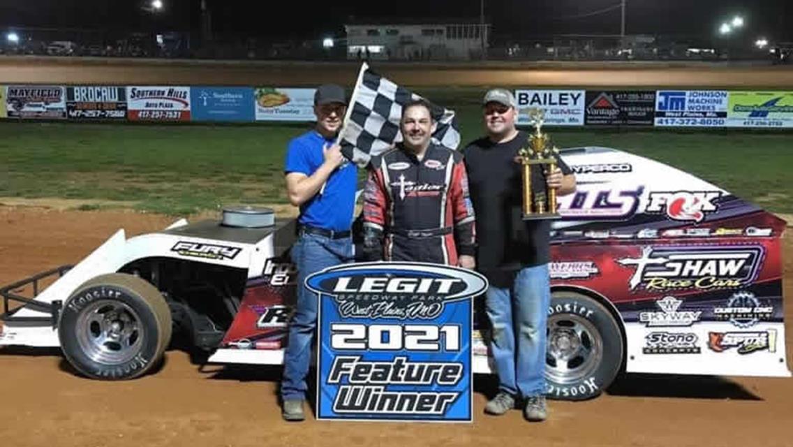 Jeff Taylor bags first win of the season at Legit Speedway