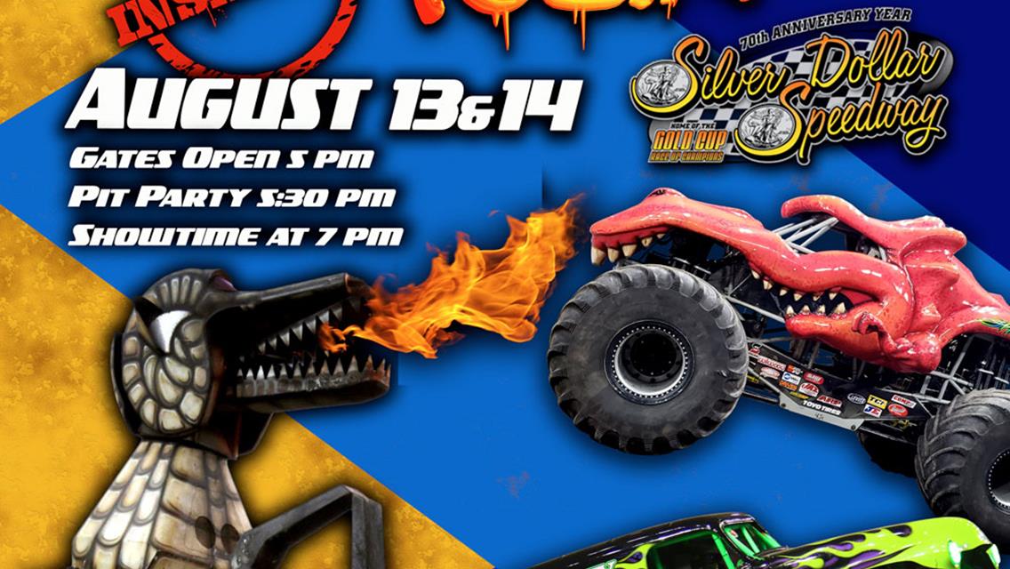 Monster Trucks Return to Silver Dollar Speedway