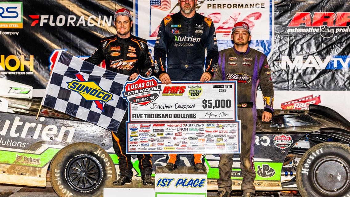 Batesville Motor Speedway (Locust Grove, AR) – Lucas Oil Late Model Dirt Series – Topless 100 – August 15th-16th, 2025. (Heath Lawson Photo)