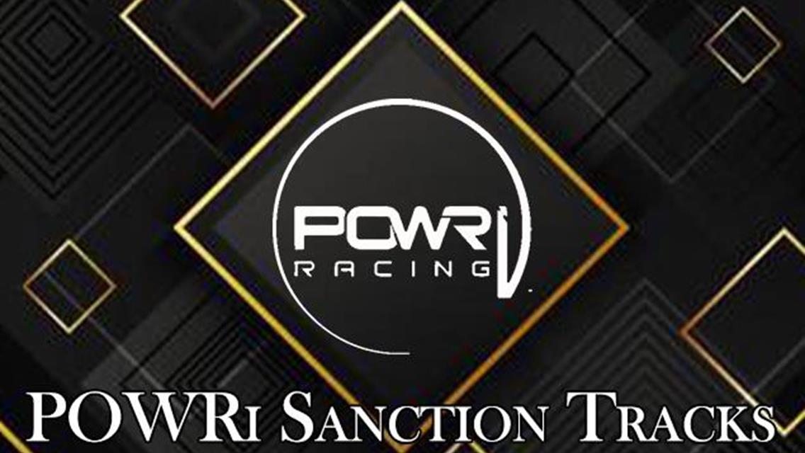 2023 POWRi StockMod-305 Sanctioning Track Updates