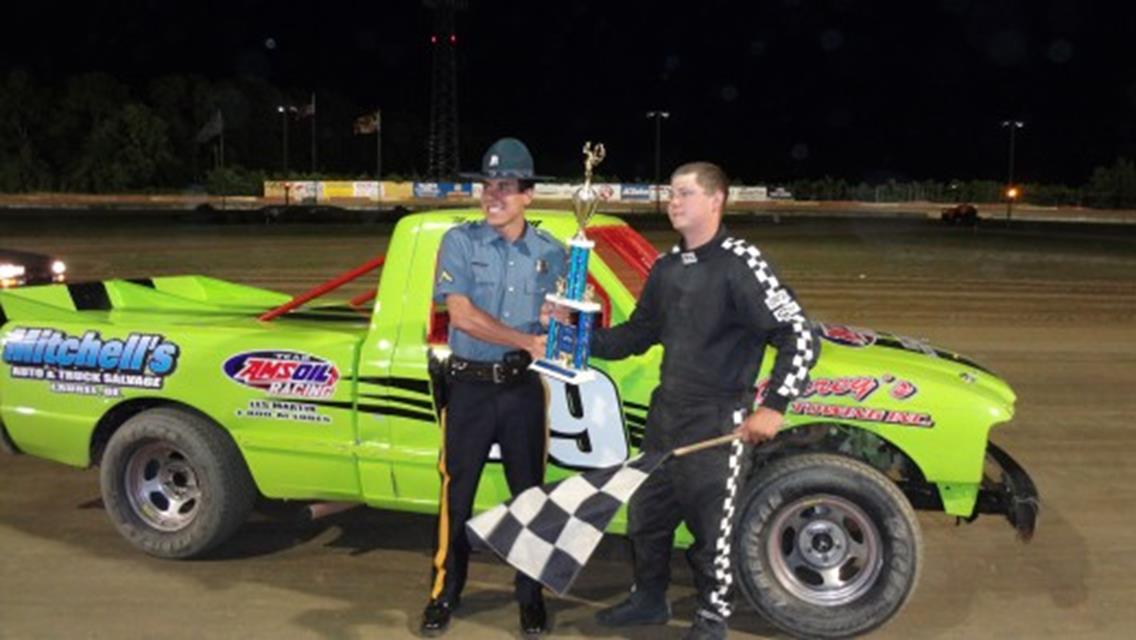 MATT LONG TAKES CAMP BARNES SUPER TRUCK WIN