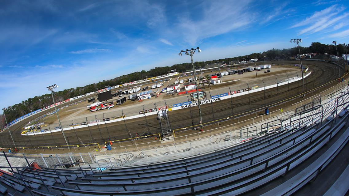 Thursday&#39;s Portion of Sunshine Nationals at Volusia Speedway Park Postponed to Friday