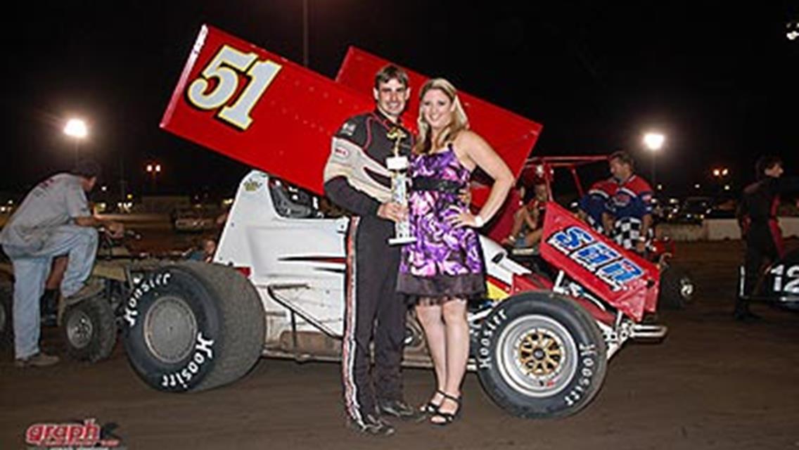 Becker Goes From Upside Down to Victory Lane