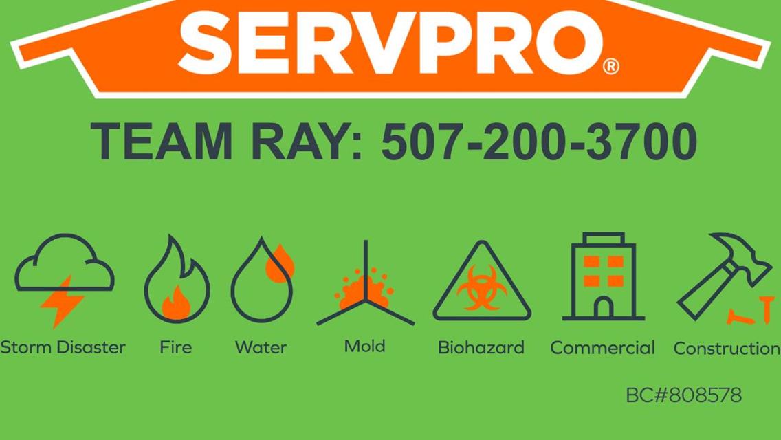 SERVPRO Team Ray of Hutchinson and N Waconia sponsor a race night