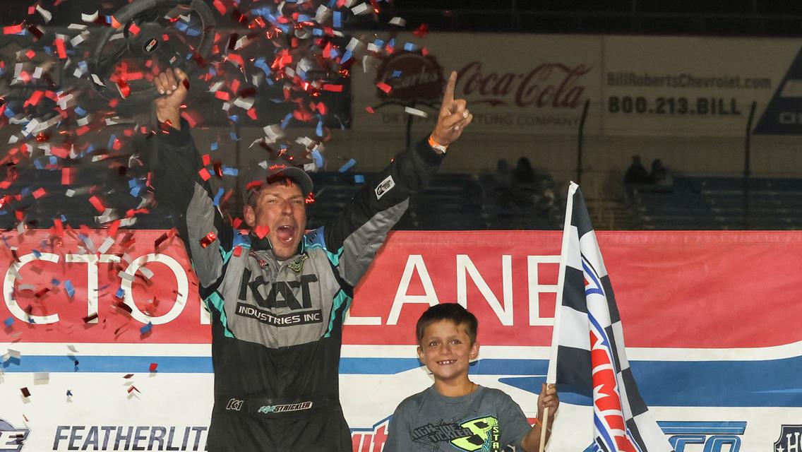 Strickler takes command late for USMTS Show-Me Shootout Night 2 win at Lucas Oil Speedway