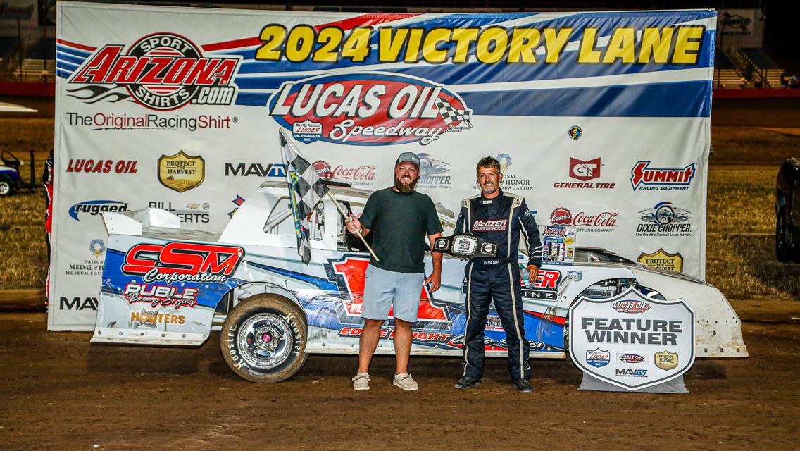 Doney earns POWRi 410 victory while Tosh edges Brown for Full Fender Showdown triumph at Lucas Oil Speedway