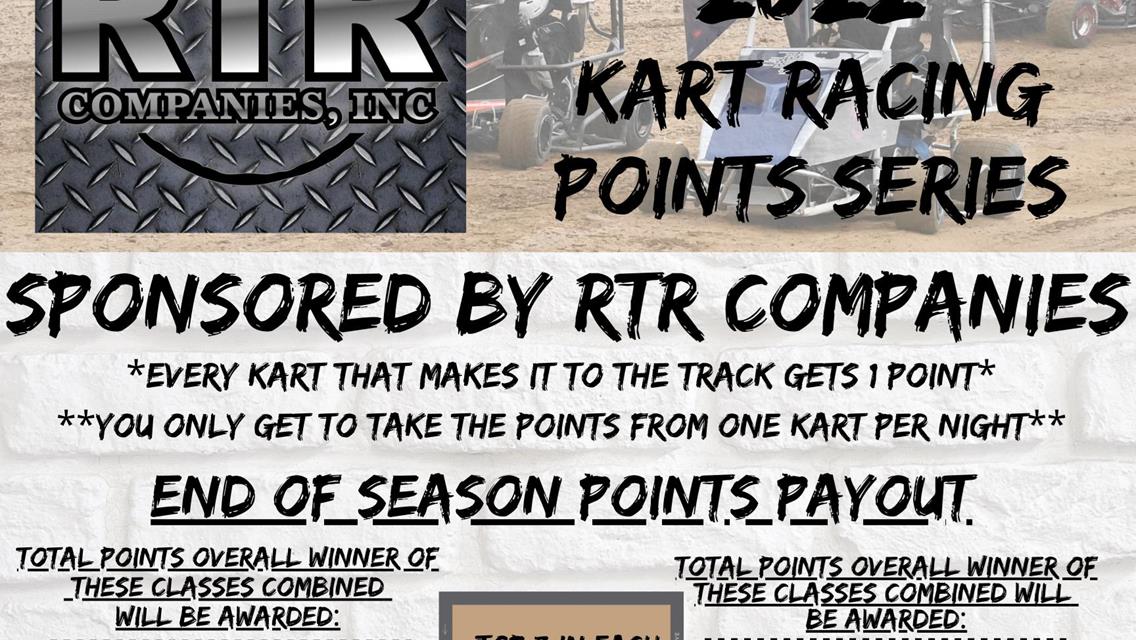 POINTS SERIES PAYOUTS ANNOUNCED