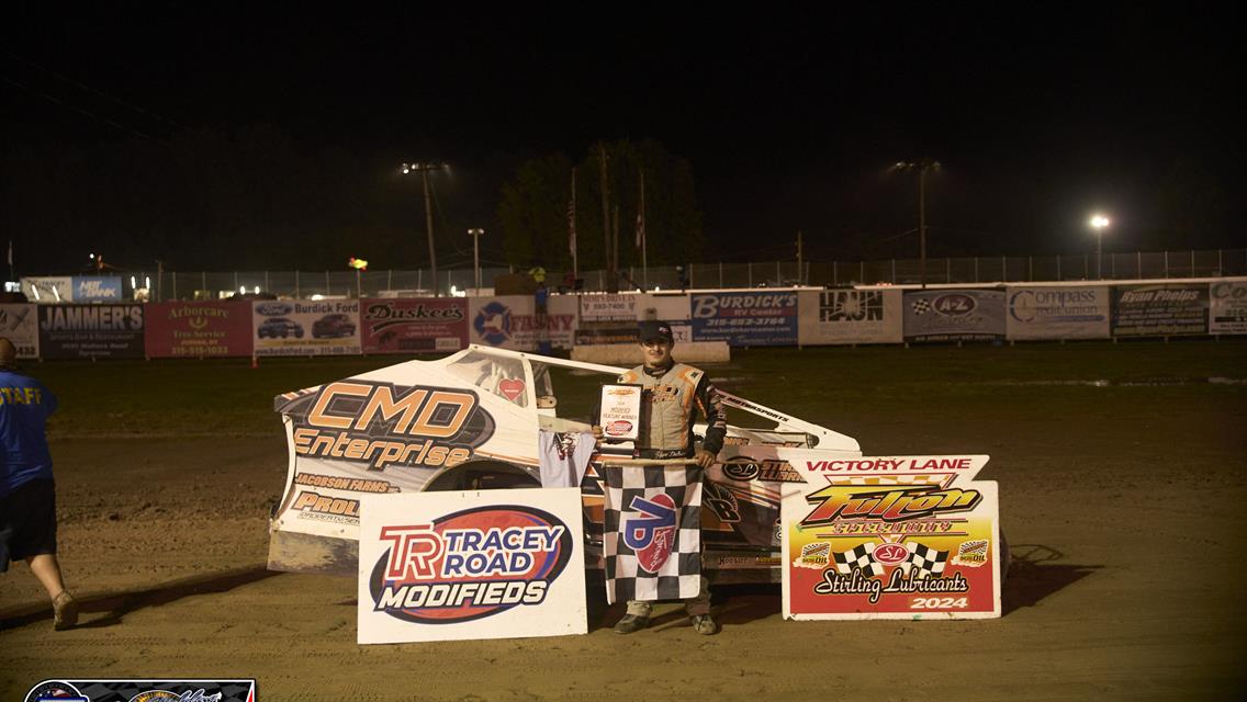 Dolbear Delivers First Tracey Road Modified Win; Tim Sears Jr., Cody Manitta and John Pietrowicz Crowned 2024 Track Champions