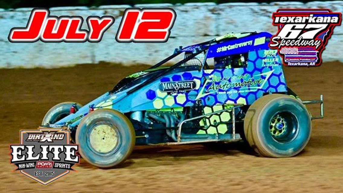 POWRi Elite Outlaw Sprints at Texarkana 67 Speedway for Ralph Henson Memorial