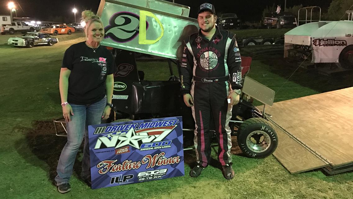 Davidson and Laplante Record Driven Midwest USAC NOW600 National Wins During Series Debut at 281 Speedway