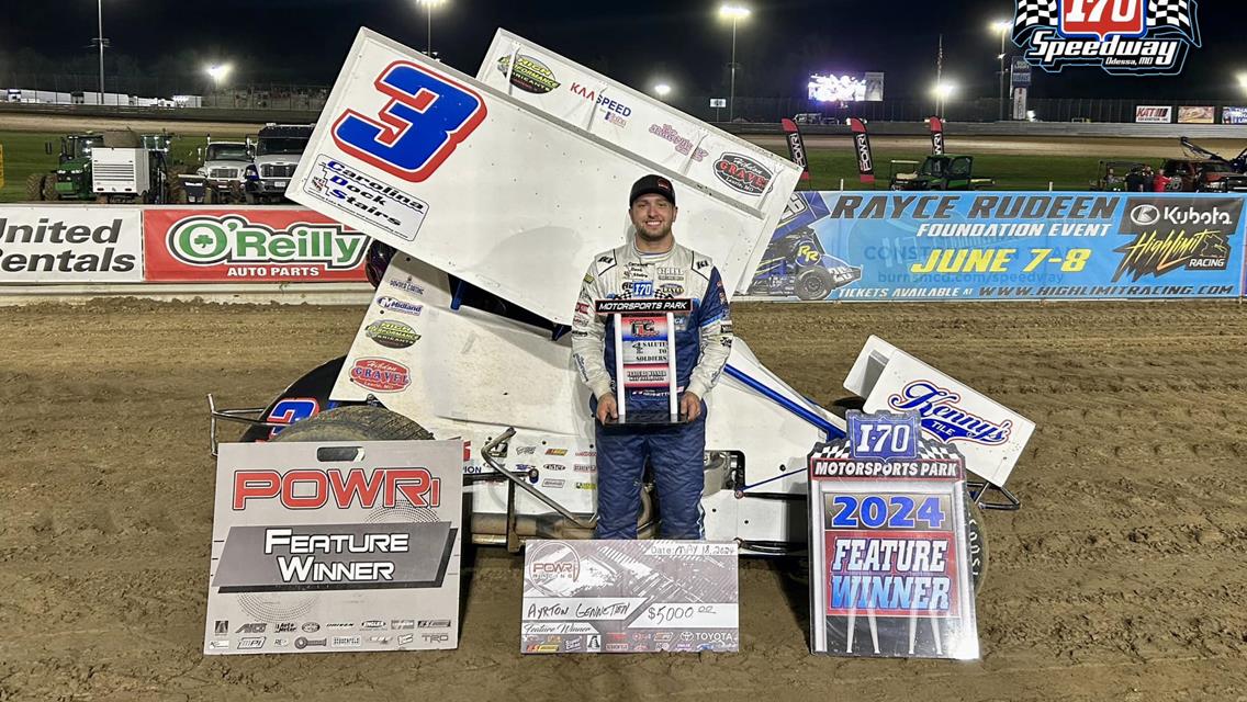 GENNETTEN SCORES $5,000 PAYDAY AT I-70