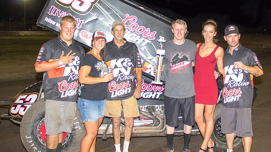 Speed and Luck Lands Andy Gregg in Victory Lane