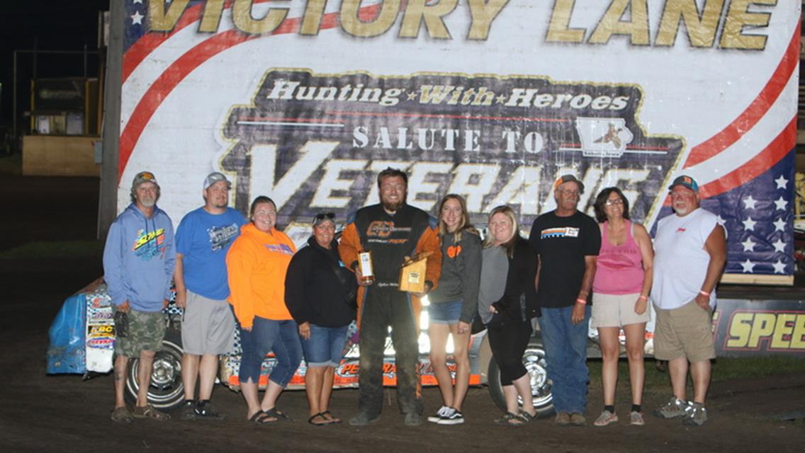Checkers for Ward at Hunting with Heroes Salute to Veterans Night