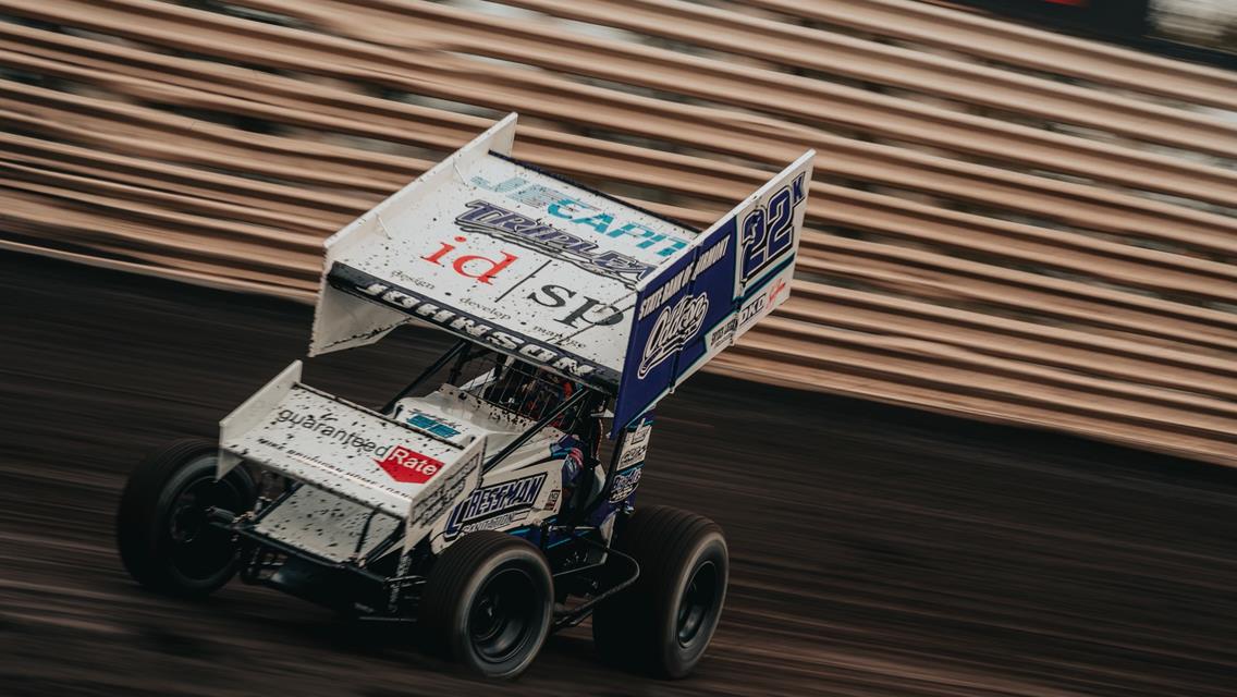 Kaleb Johnson Satisfied With Speed Before Storm Ends Night Early at Knoxville Raceway