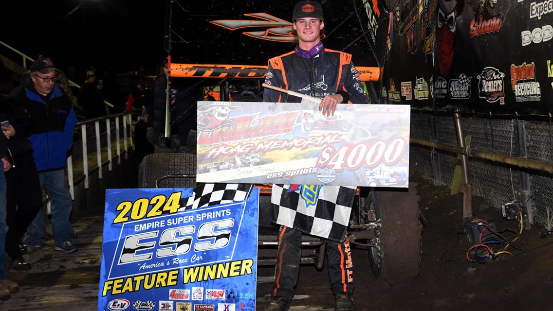 Thomas Wins ESS Season Finale at Outlaw Speedway