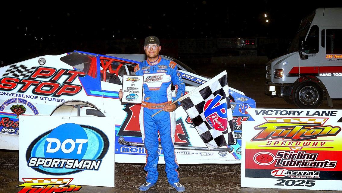 Emmett Waldron Scores First Career DIRTcar Sportsman Series Win, Gavin Eisele Wins Central Region Title