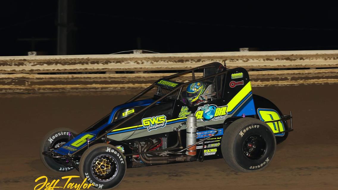 Belleville High Banks ((Belleville, Kansas) – USAC Silver Crown National Championship – May 17th. 2025. (Jeff Taylor Fast Lane Photography)