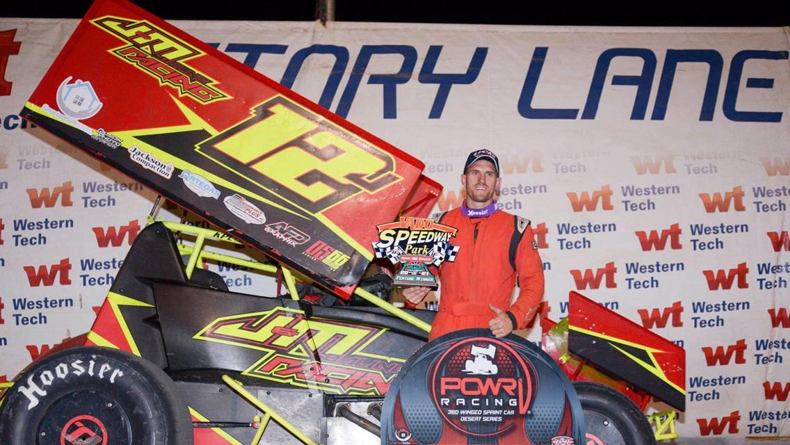 Josh Grady Doubles Down on POWRi Desert Wing Sprint Series Weekend Wins