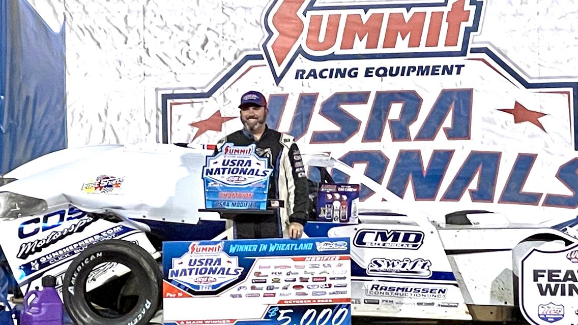 Patient Wolff claims Modified finale as USRA Nationals conclude at Lucas Oil Speedway