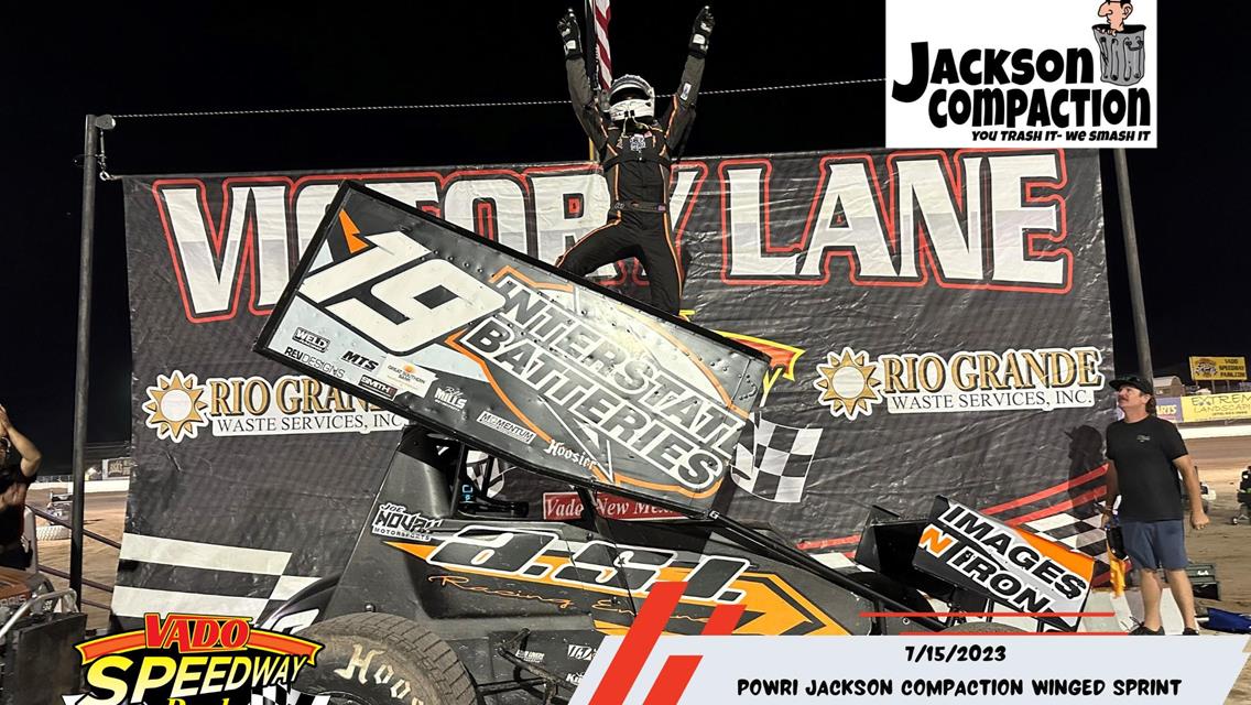 Wes Wofford Wins in Jackson Compaction POWRi Vado 305 Sprint Feature