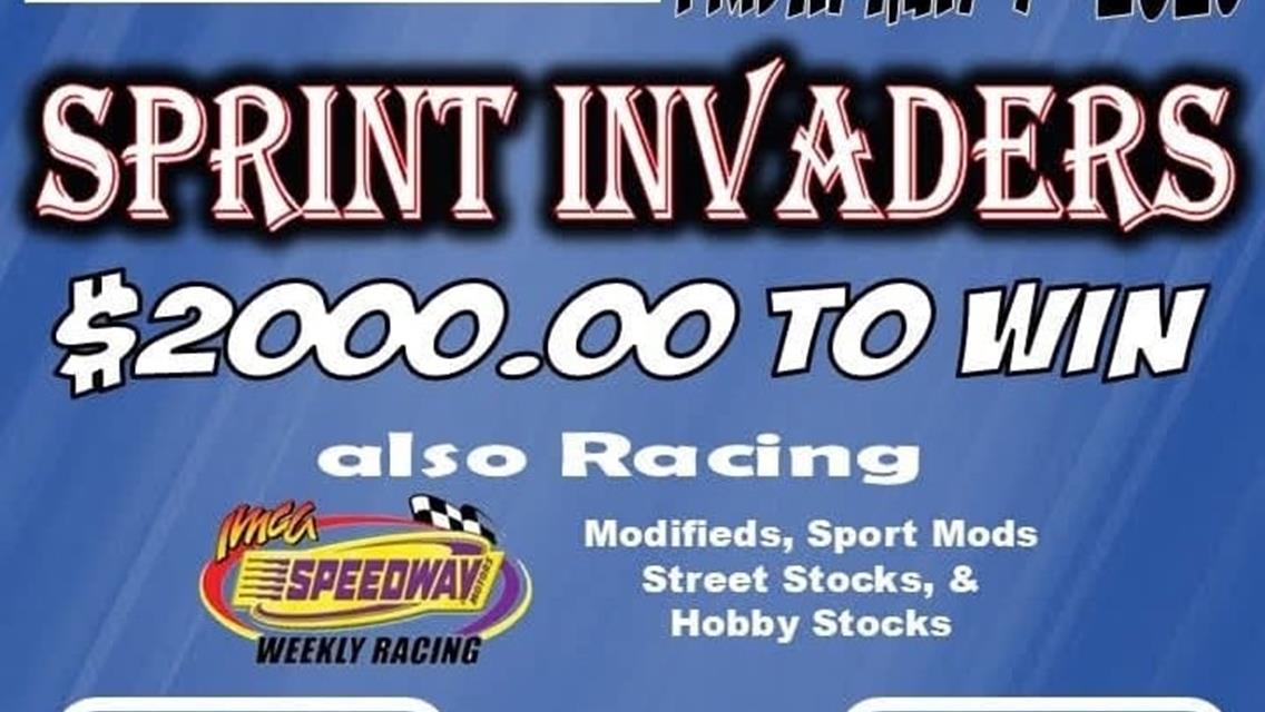 Davenport Speedway Friday for Mohrfeld Solar Sprint Invaders!