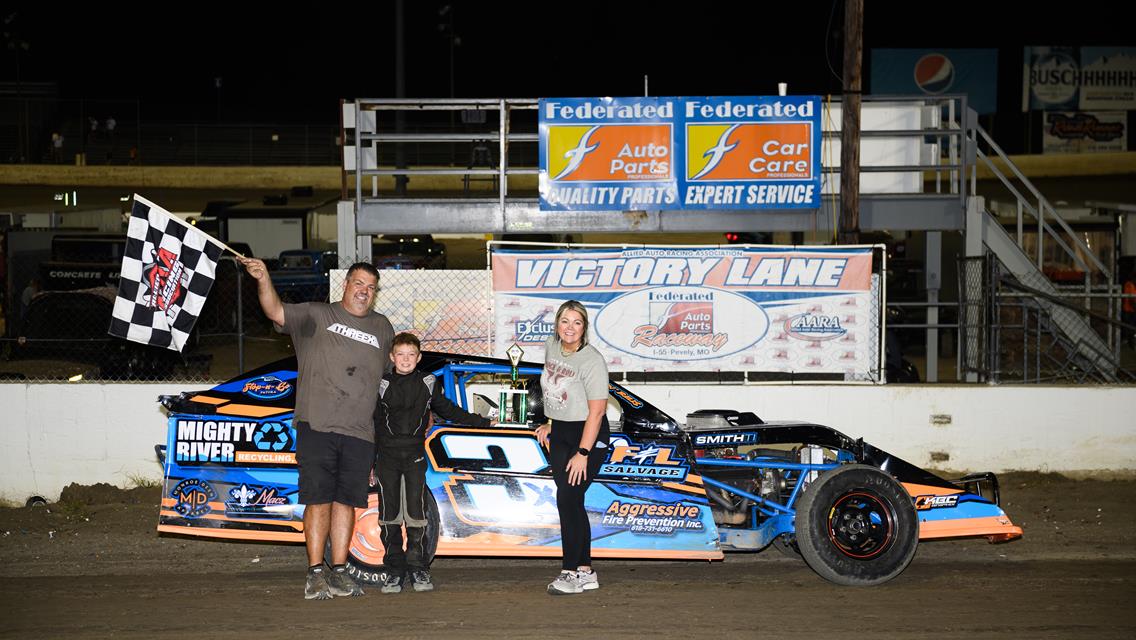 Daryn Klein, Timmy Hill, Kyle Helmick, Patrick Hawkins &amp; Keatin Lyons take wins at Federated Auto Parts Raceway at I-55!