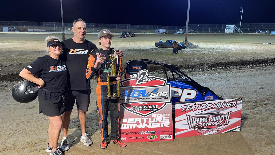 Soares Scores First NOW600 National Non-Wing Win while Weger Doubles Up on Victories at Wayne County Speedway!