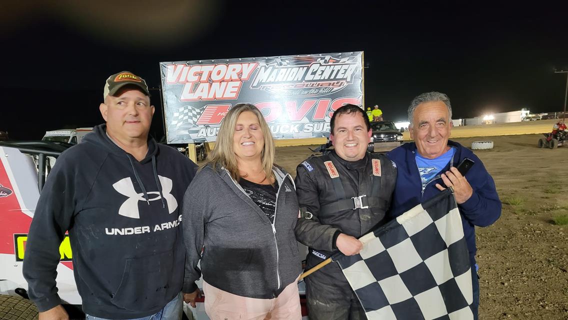 CAREER 1ST HOVIS RUSH SPRINT CAR WIN FOR JOE BUCCOLA COMES AT MARION CENTER IN $800 SUNBELT RENTALS WEEKLY SERIES EVENT