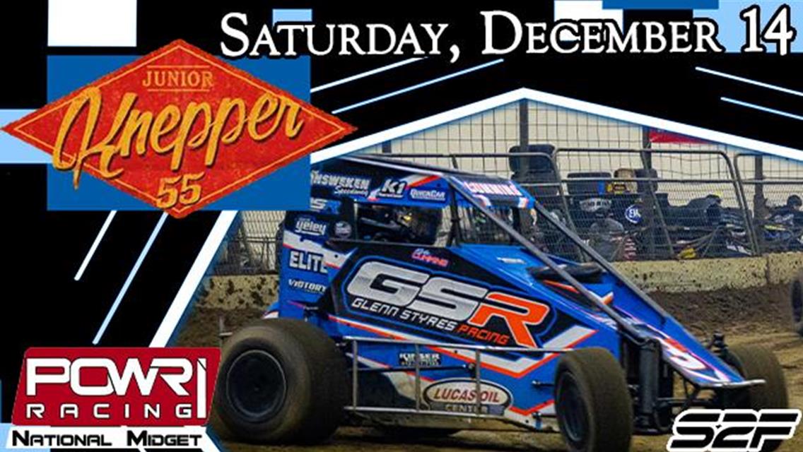 Entries Open and Tickets Available as POWRi Readies for December 14th Jr. Knepper 55 in Southern Illinois Center