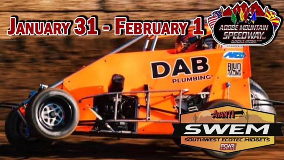 POWRi Southwest Ecotec Midget Series to Begin Season at Adobe Mountain Speedway