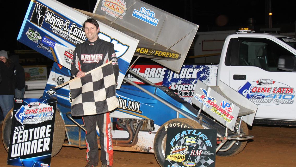 ALAN KRIMES BACK IN VICTORY LANE ; Troy Wagaman Wins 358 Season Opener