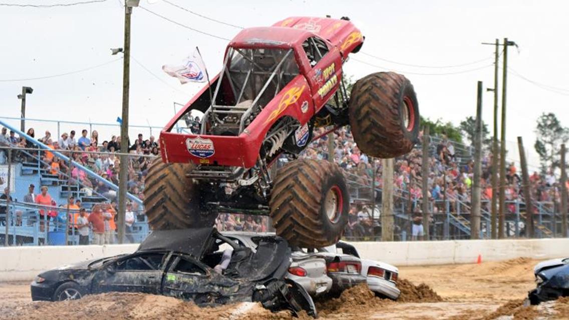 Monster Trucks Return to Georgetown Speedway April 8-9, Tickets On Sale Now