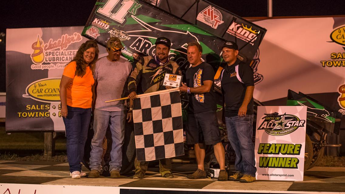 Kraig Kinser Outduels Sheldon Haudenschild for I-79 Summer Shootout Victory at Tri-City Raceway Park