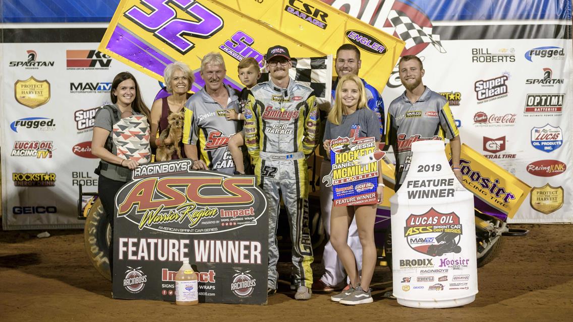 Daum, Hahn score opening-night victories as Hockett-McMillin Memorial gets underway at Lucas Oil Speedway