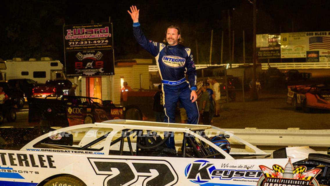 SATTERLEE IS SAGI TRIBUTE WINNER; RAIN POSTPONES SEMI LATE AND PURE STOCKS