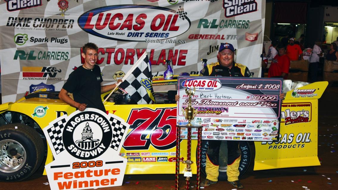 Hartman in a Hurry, Taking His Second Series Win at Hagerstown