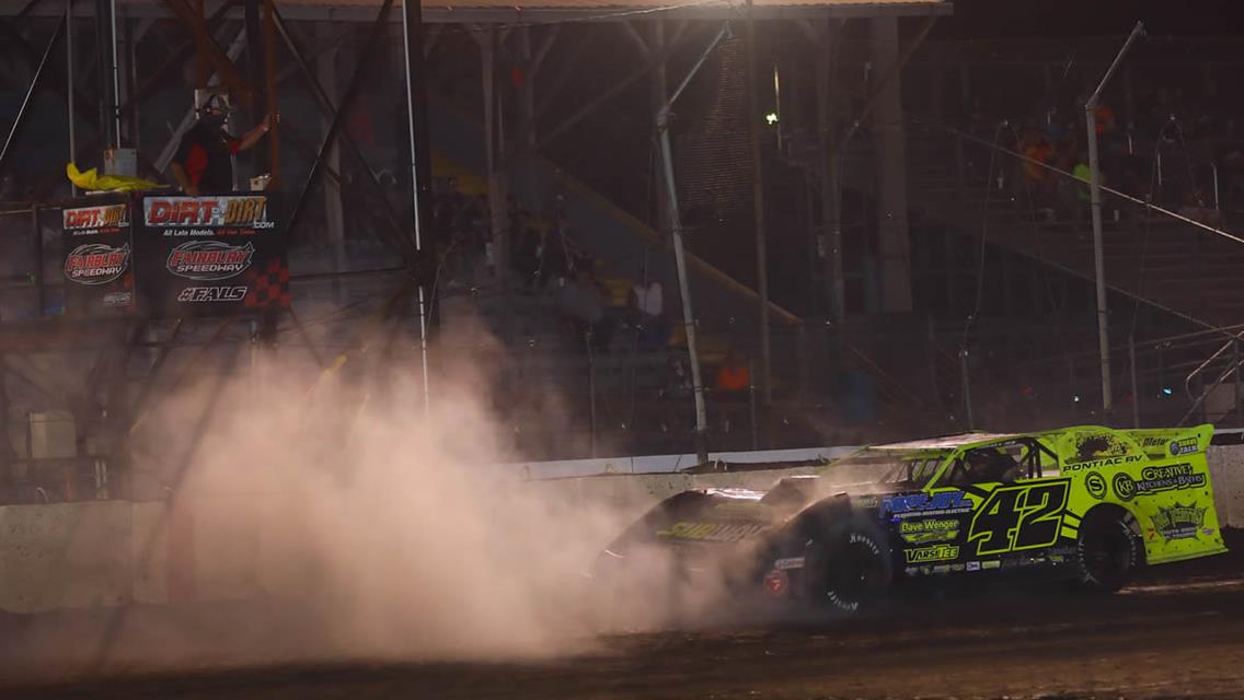 Motor woes end Wenger&#39;s run in One for the Road at Fairbury