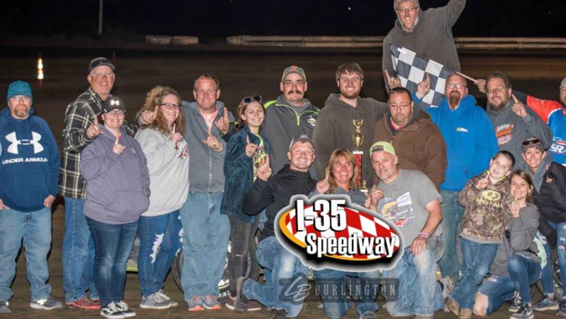 Taylor III, Kaufman, Schmidt, Willard, Cordray, Cadwallader, Bouzek and Bowers best competition at I-35 Speedway