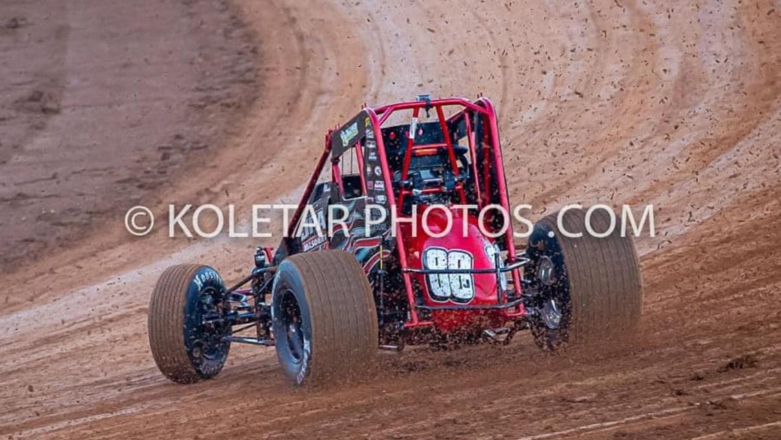 Amantea Scores Seventh-Place Finish With USAC East Coast Sprint Cars at Winchester Speedway