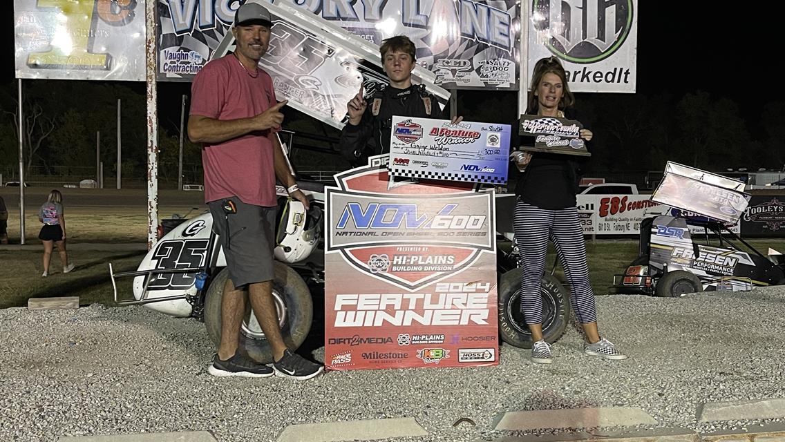 Zorn, Weldon, Roberts, and Kalkwarf Capture NOW600 National Wins on Friday at Jefferson County Speedway!