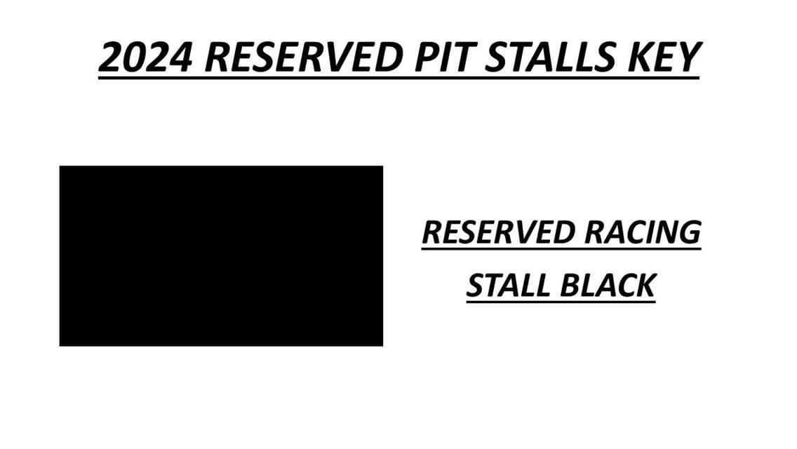 2024 Racing and Pit Stall Reservations are now Open