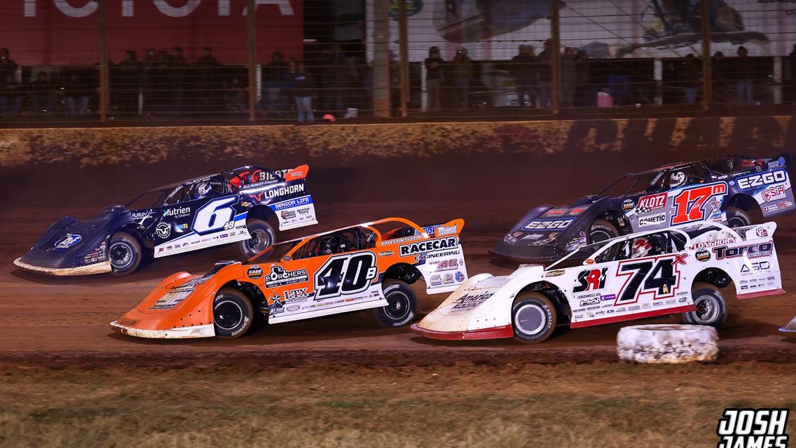 The Dirt Track at Charlotte (Concord, N.C.) – World of Outlaws Case Late Model Series – World Finals – November 6th-9th, 2024. (Josh James Artwork)