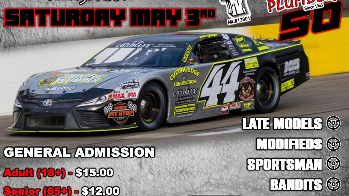 63RD ANNUAL SEASON OPENER SET FOR MAY 3RD