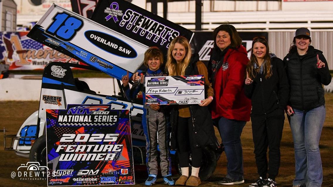 Moles, Hollan, and Roberts Race to NOW600 National Series Wins on Thursday at Creek County Speedway!