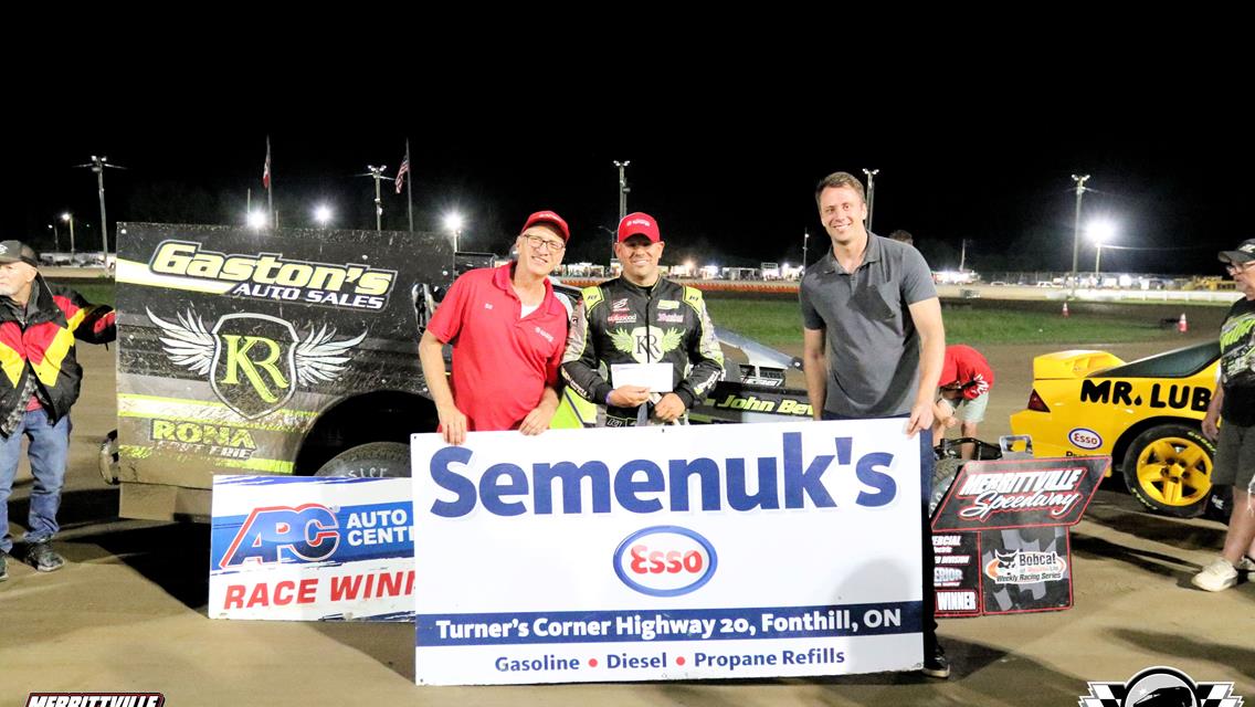 LINDBERG SWEEPS MODIFIED TITLE AND JOHN SPENCER MEMORIAL ON SEMENUK’S ESSO POINT FINALE NIGHT AT MERRITTVILLE